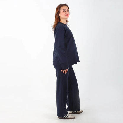 Become a Mom Lego Maternity Tracksuit (Navy, Small)