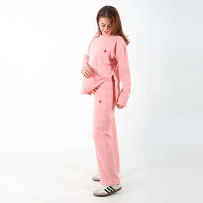 Become a Mom Lego Maternity Tracksuit (Rose, Small)