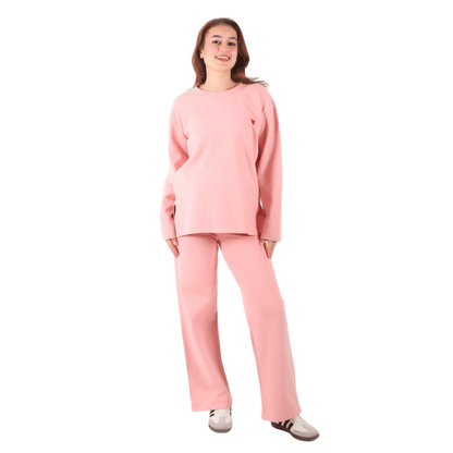 Become a Mom Lego Maternity Tracksuit (Rose)