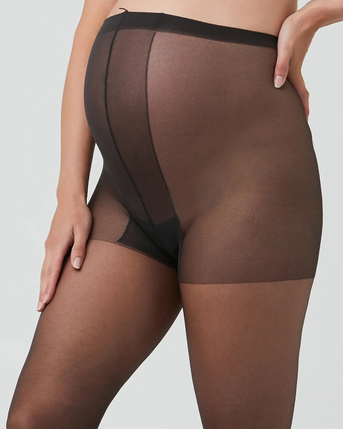 Ripe Maternity Sheer Hosiery (Black, S/M)