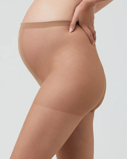 Ripe Maternity Sheer Hosiery (Camel, L/XL)