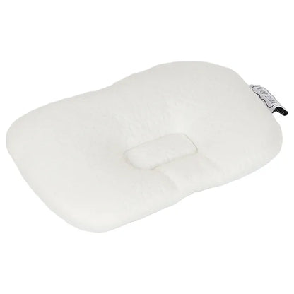 White & Grey Bamboo Cushioned Baby Pillow
