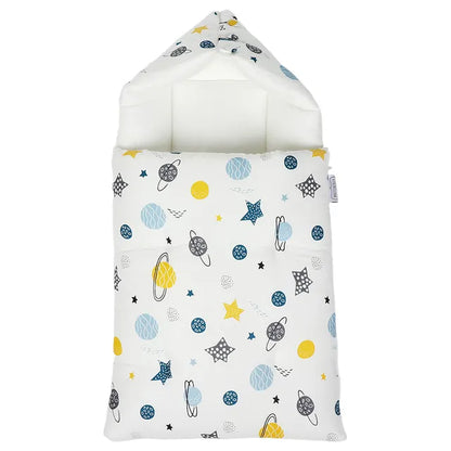 White & Grey Baby Sleeping Bag Soft Bamboo Swaddle Nest