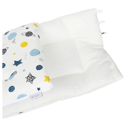White & Grey Baby Sleeping Bag Soft Bamboo Swaddle Nest