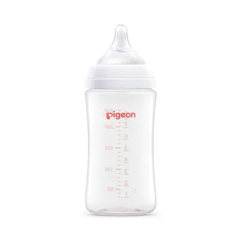 Pigeon Softouch WN3 Nursing Plastic Bottle With M-Sized Nipple (240ml, 3 Months)