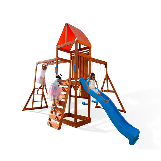 Dynamic Sports Wooden Swing Set