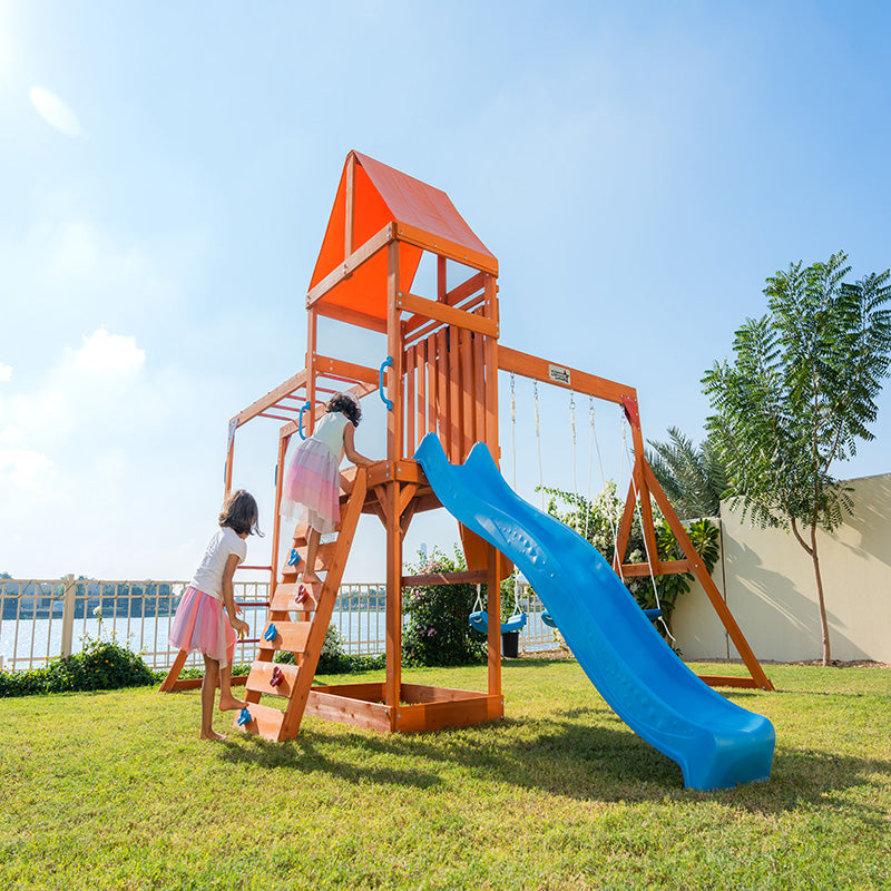 Dynamic Sports Wooden Swing Set