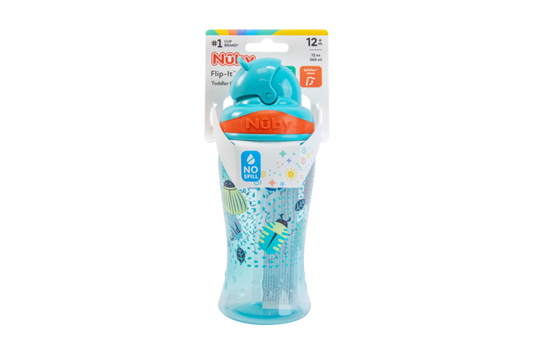 كوب Nuby Flip It Boost بمصاصة