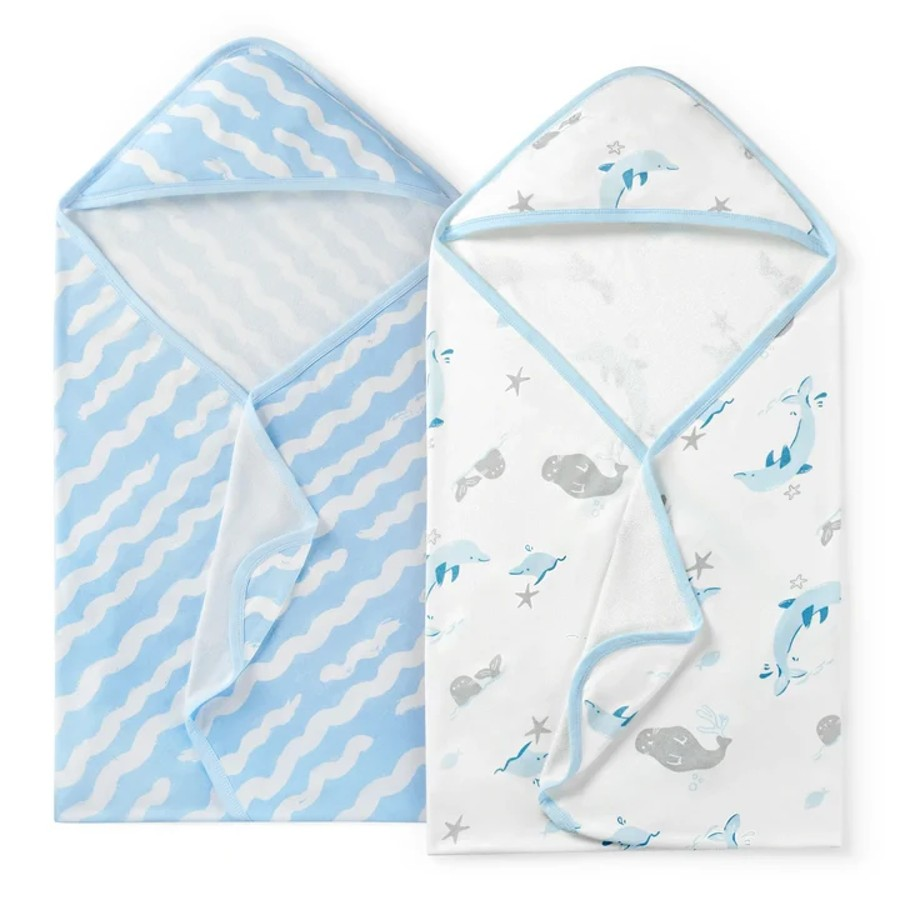 Momcozy Baby Hooded Towel Set - Pack of 2