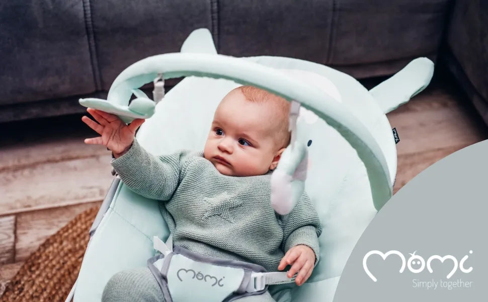 MoMi Glossy Panda Bouncer
