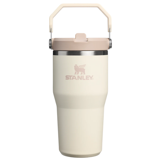 Stanley Ice Flow Flip Straw Tumbler (Cream, 590ml)
