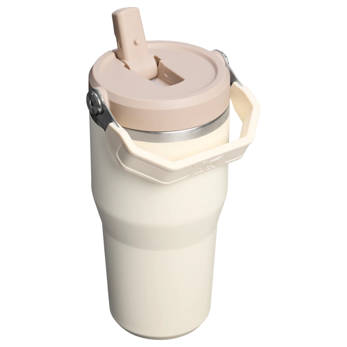 Stanley Ice Flow Flip Straw Tumbler (Cream, 590ml)