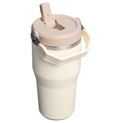 Stanley Ice Flow Flip Straw Tumbler (Cream, 590ml)