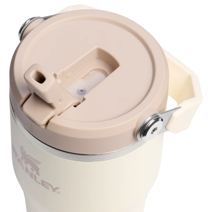 Stanley Ice Flow Flip Straw Tumbler (Cream, 590ml)