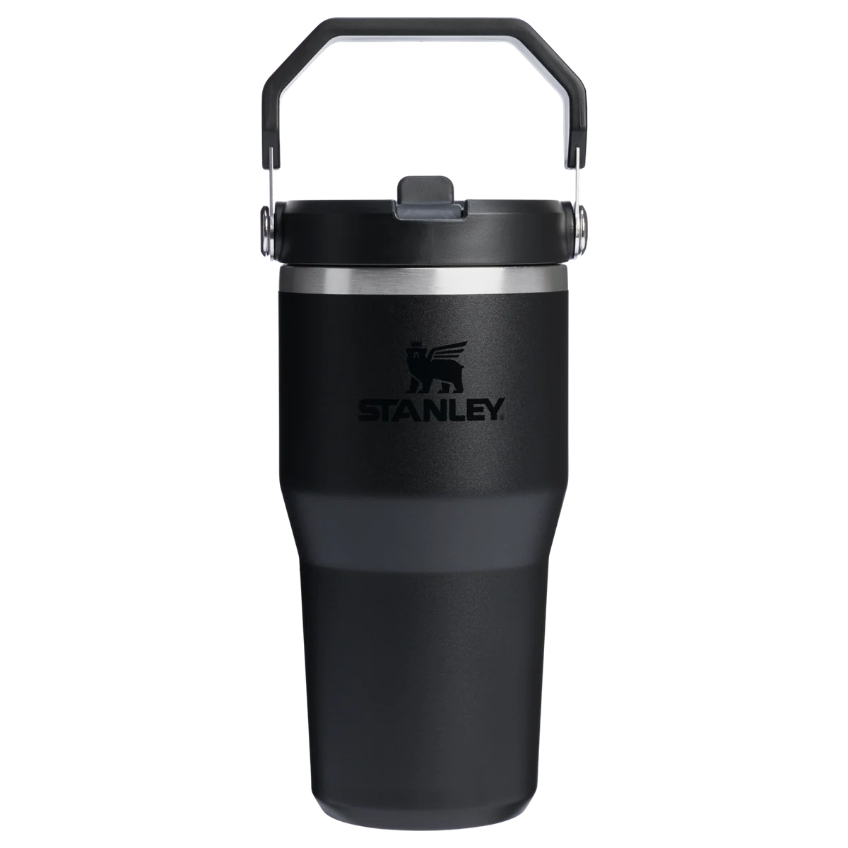 Stanley Ice Flow Flip Straw Tumbler (Black, 590ml)
