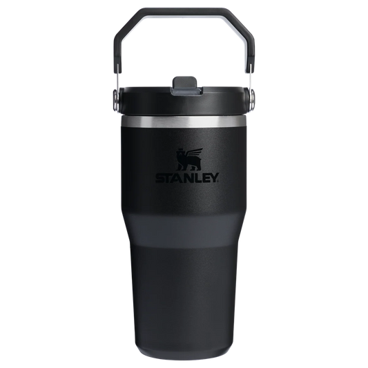 Stanley Ice Flow Flip Straw Tumbler (Black, 590ml)