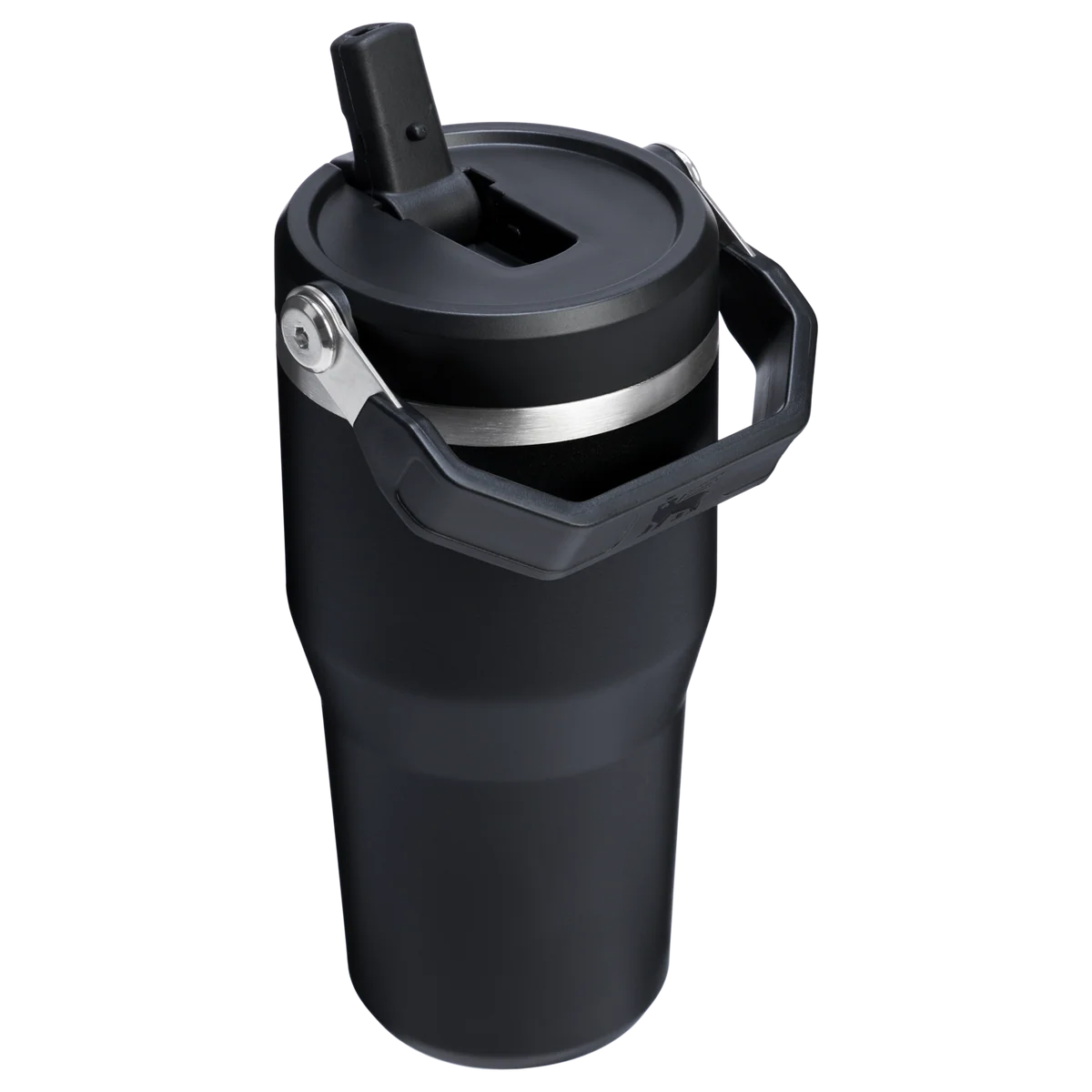 Stanley Ice Flow Flip Straw Tumbler (Black, 590ml)