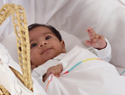 Kinder Valley White Palm Moses Basket