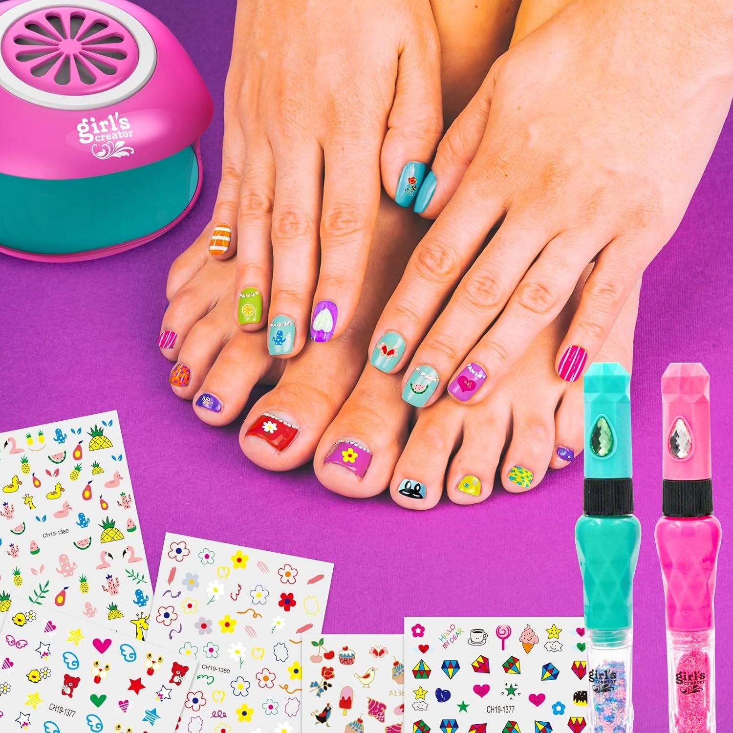 Nail Polish Kit for Kids (6-12 Year Old)