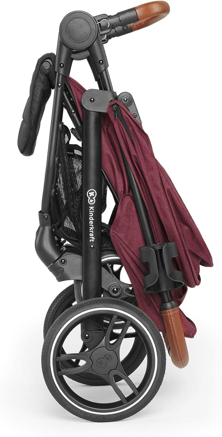 Kinderkraft Grande Stroller Burgundy
