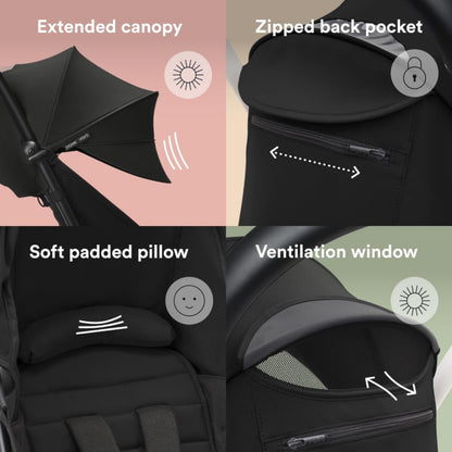Stokke YOYO³ Black Frame + FREE Color Pack