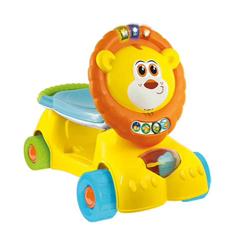 WinFun - 3-In-1 Grow With Me Lion Scooter - Multicolor