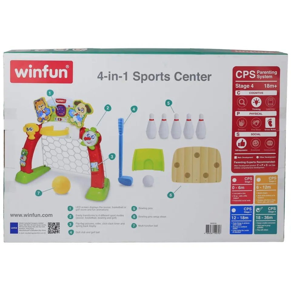 WinFun - 4-In-1 Sports Center Playset