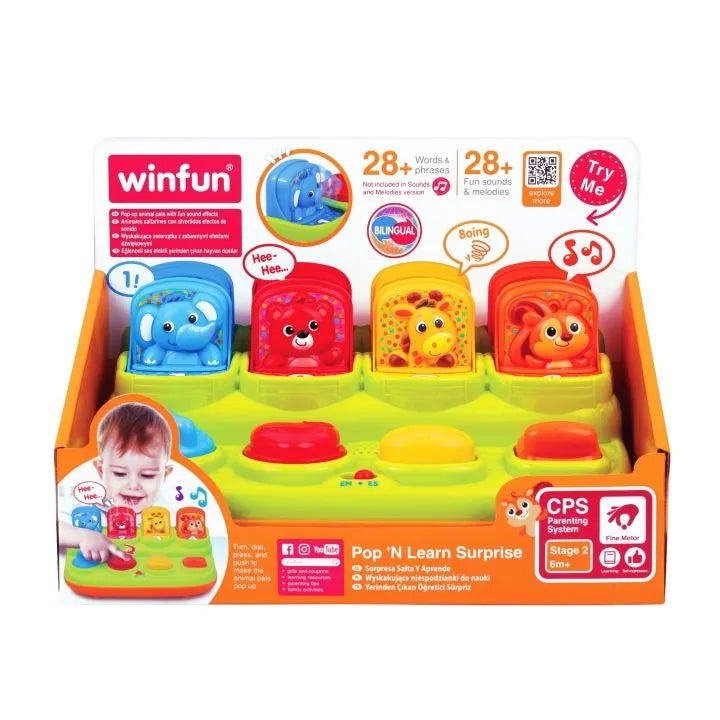 Winfun Pop and Learn Animal Friends