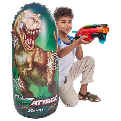 X-Shot Dino Attack Inflatable Dino Target – T-Rex Target & Shield
