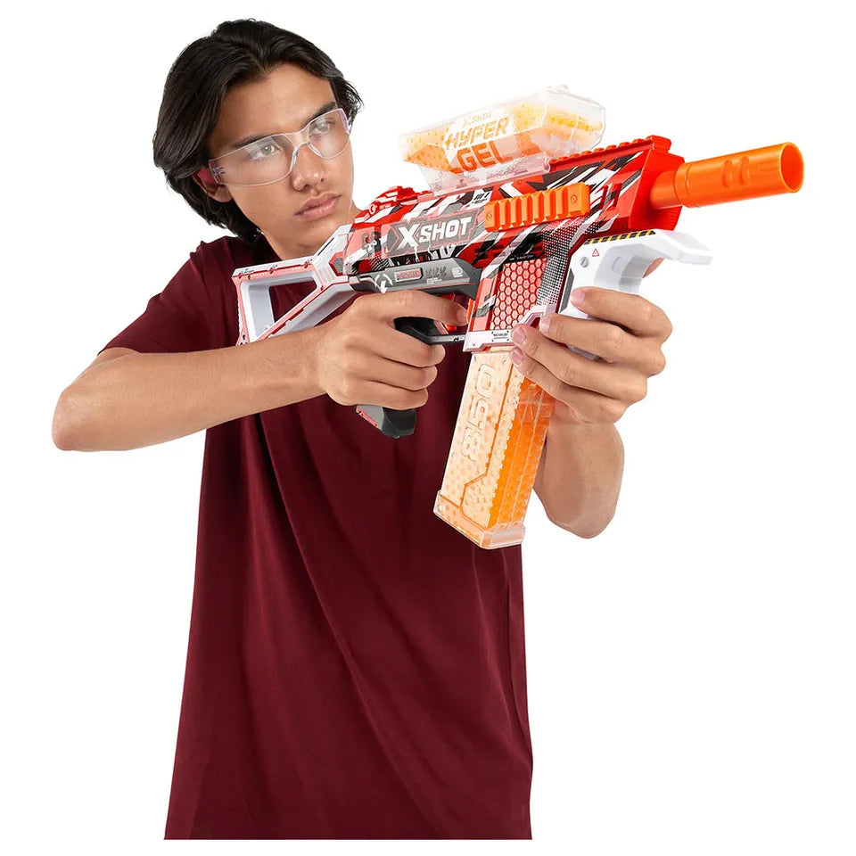 X-Shot Hyper Gel Trace Fire Medium Blaster – 10,000 Gellets