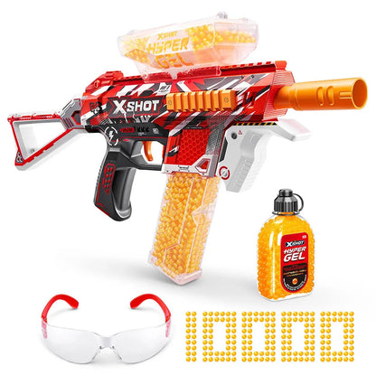 X-Shot Hyper Gel Trace Fire Medium Blaster – 10,000 Gellets