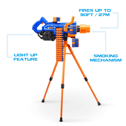 X-Shot Insanity Smoking Barrel Toy Gun – 72 Darts