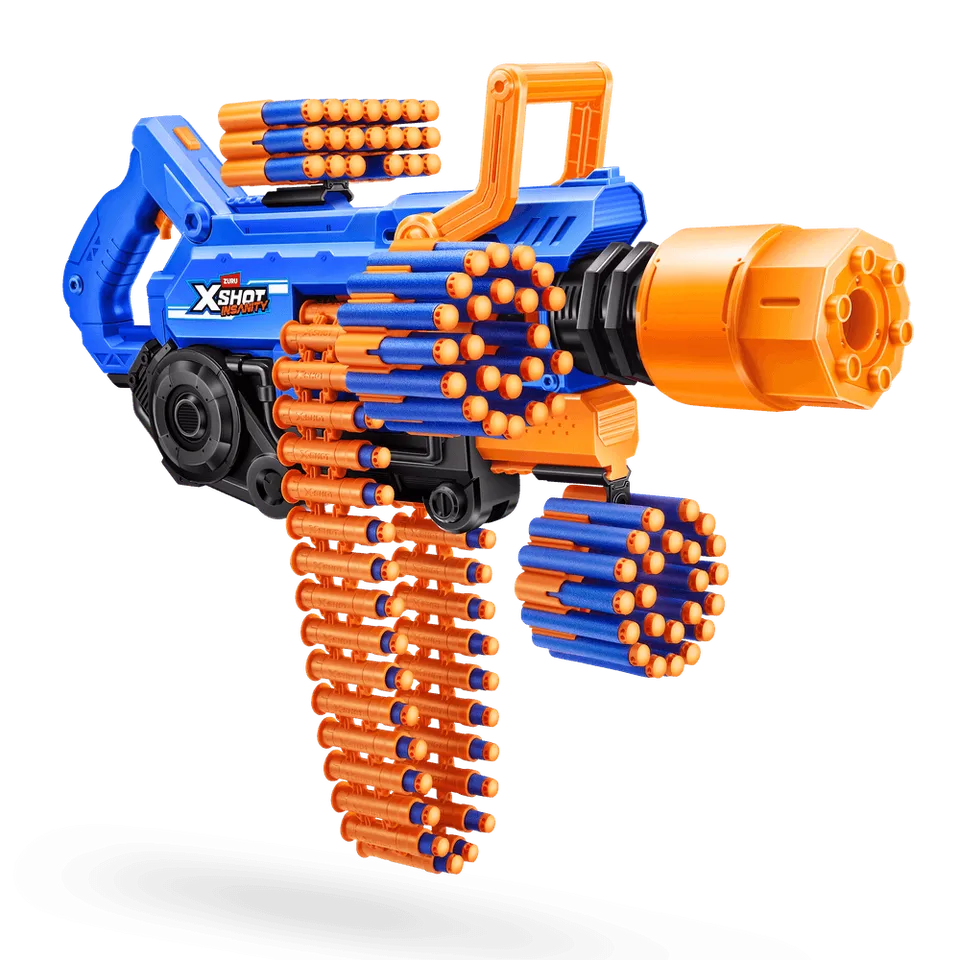 X-Shot Insanity Smoking Barrel Toy Gun – 72 Darts