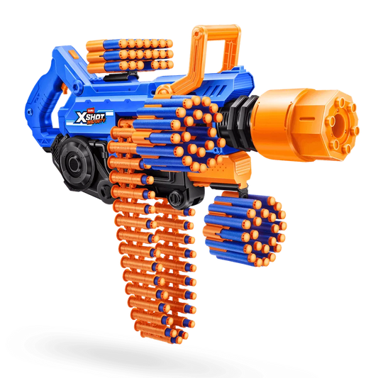 X-Shot Insanity Smoking Barrel Toy Gun – 72 Darts