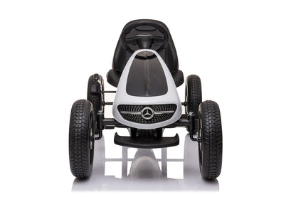 FITAAC Mercedes-Benz Go-Kart – Pedal-Powered with EVA Tires & Leather Seat