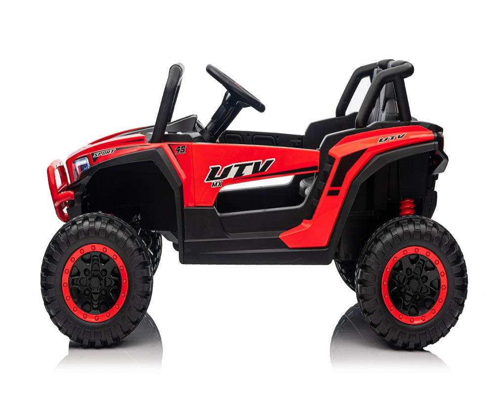 FITAAC 24V XL Off-Road UTV Ride-On Car – 2-Seater, 4WD, Green