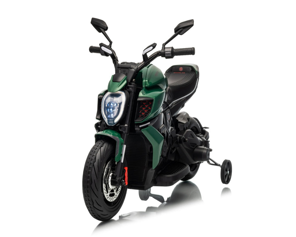 FITAAC 12V Electric Ride-On Motorcycle – Dual 550W Motors