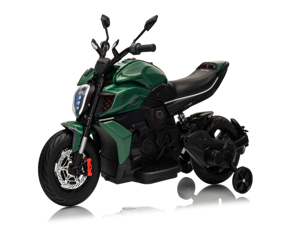 FITAAC 12V Electric Ride-On Motorcycle – Dual 550W Motors