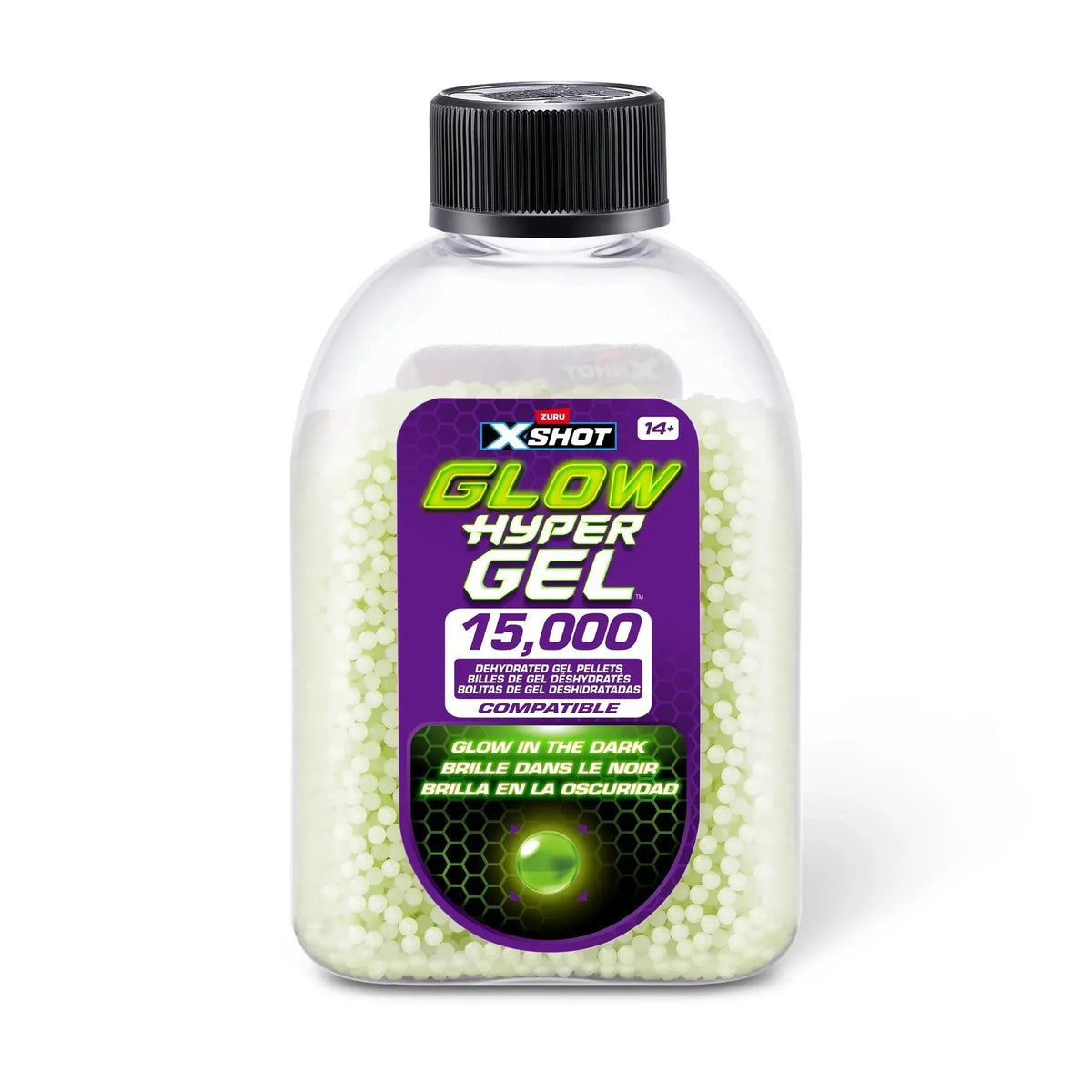 X-Shot Hyper Gel Glow in the Dark Gellet Refill – 15,000 Pieces