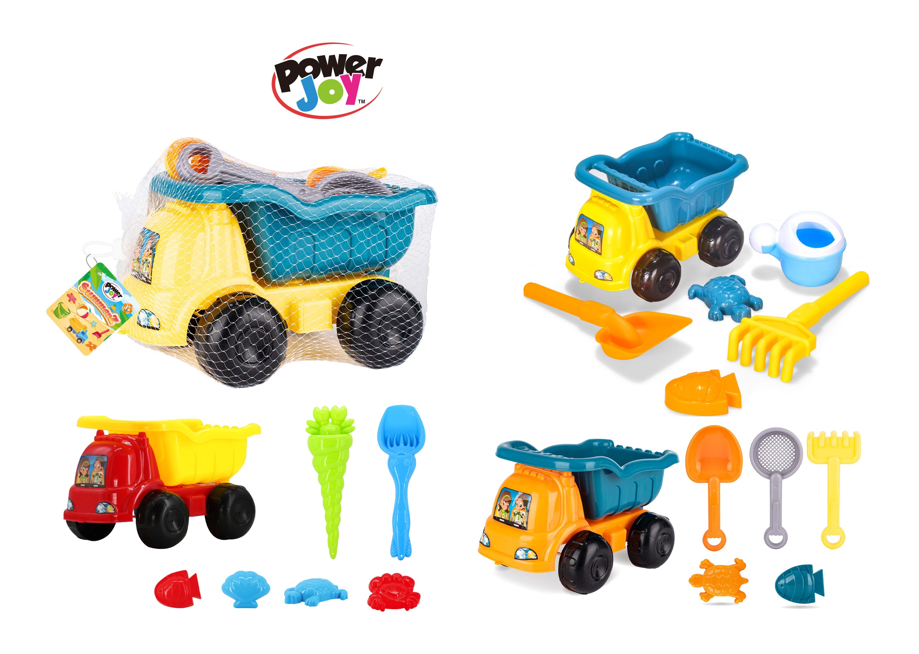 Summerz Truck (6 Pcs, 3 Assorted)