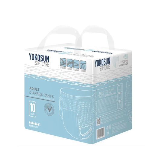 YokoSun Adult Pull-Up Pants (Size XL, 10pcs)