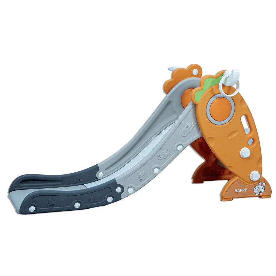 Little Toddlers Small Size Slide With Basketball Hoop