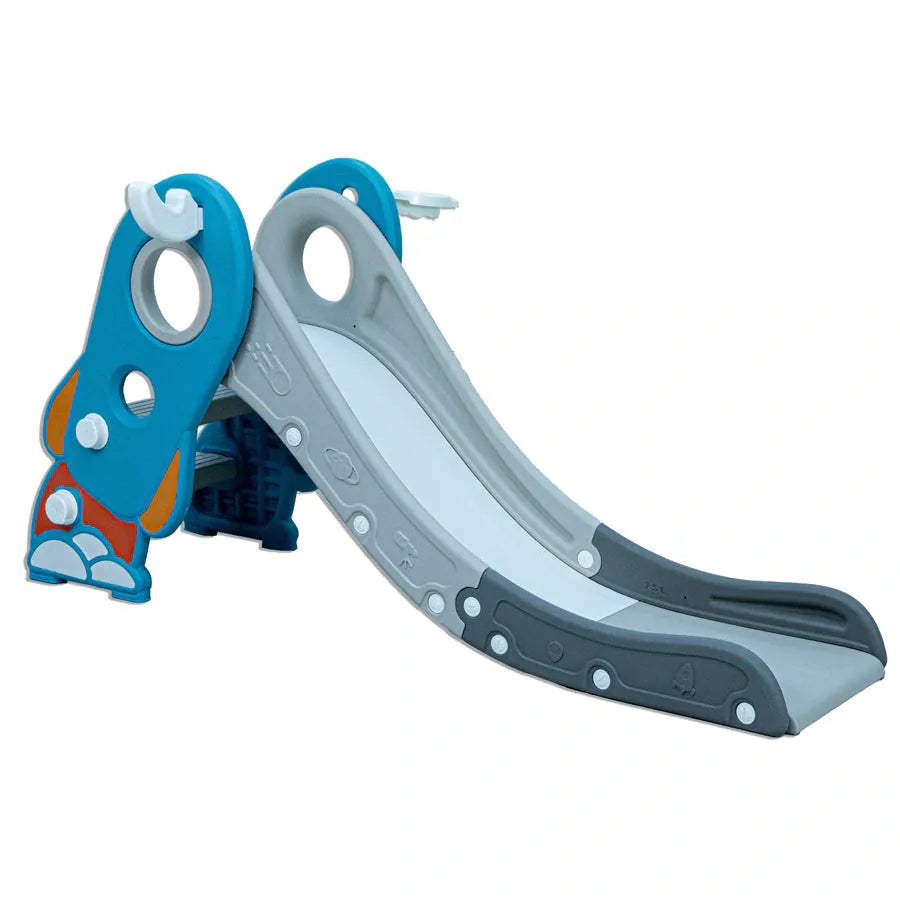 Little Toddlers Small Size Slide With Basketball Hoop