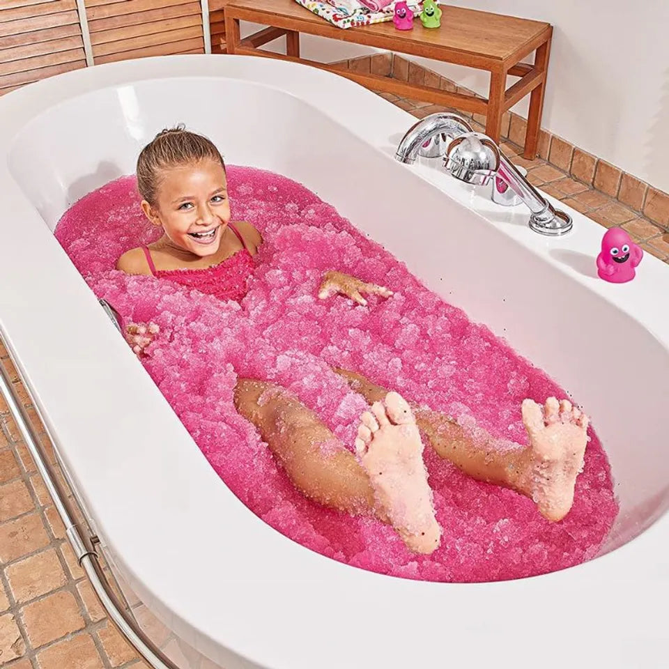 Zimpli Kids - Gelli Baff Bath - 600g - Orange & Pink with 2 Crackle