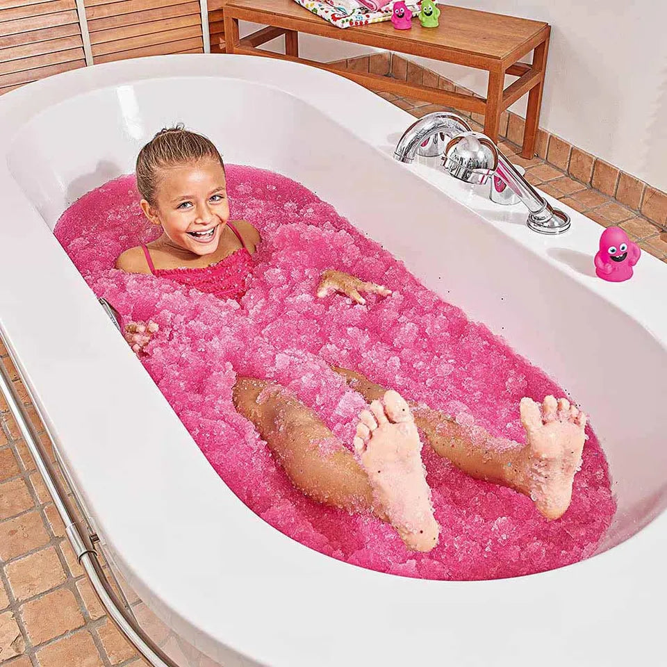 Zimpli Kids - Gelli Baff Bath - 600g - Orange & Pink with 2 Crackle