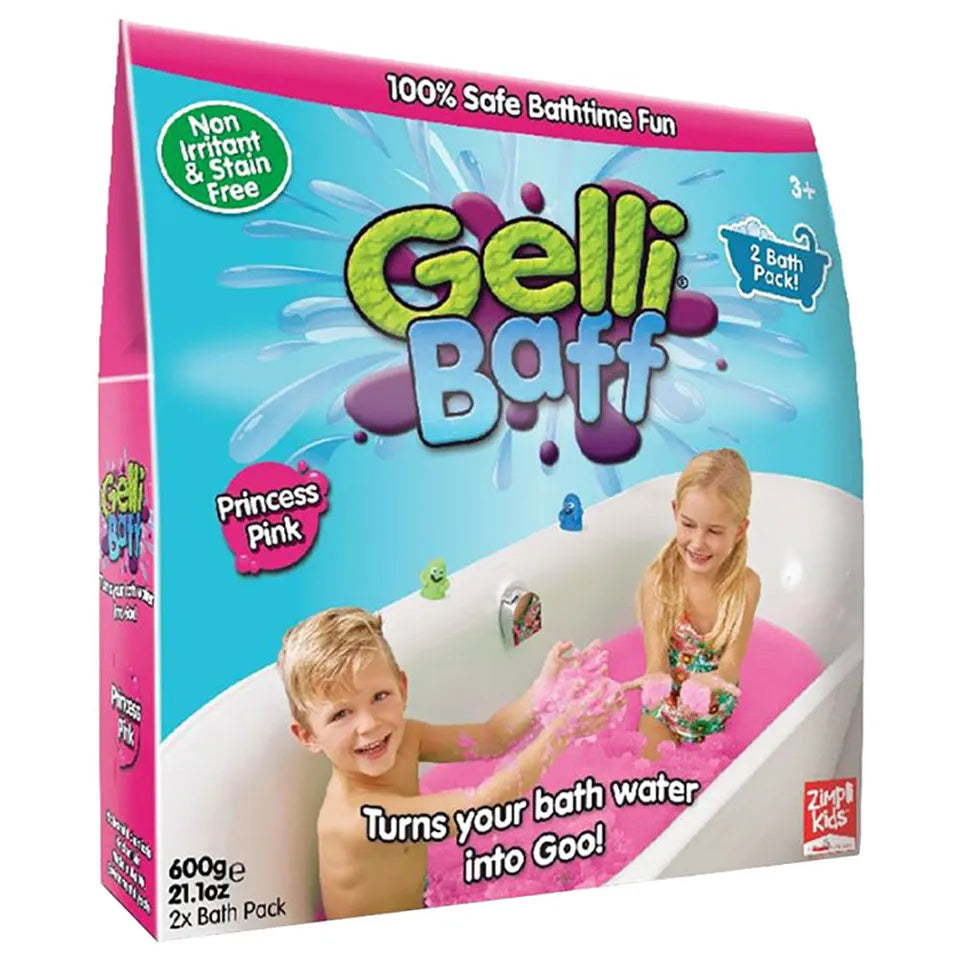 Zimpli Kids - Gelli Baff Bath - 600g - Orange & Pink with 2 Crackle