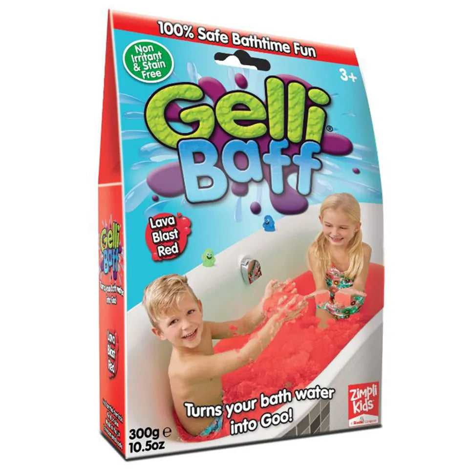 Zimpli Kids - Gelli Baff Lava Bath Powder - 300g - Red