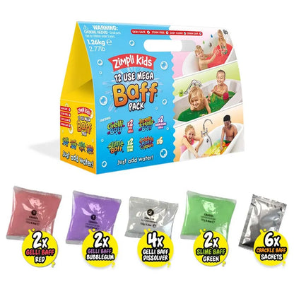 Zimpli Kids - Gelli Baff Mega Pack - 12 Bath Uses