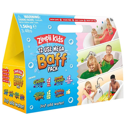Zimpli Kids - Gelli Baff Mega Pack - 12 Bath Uses