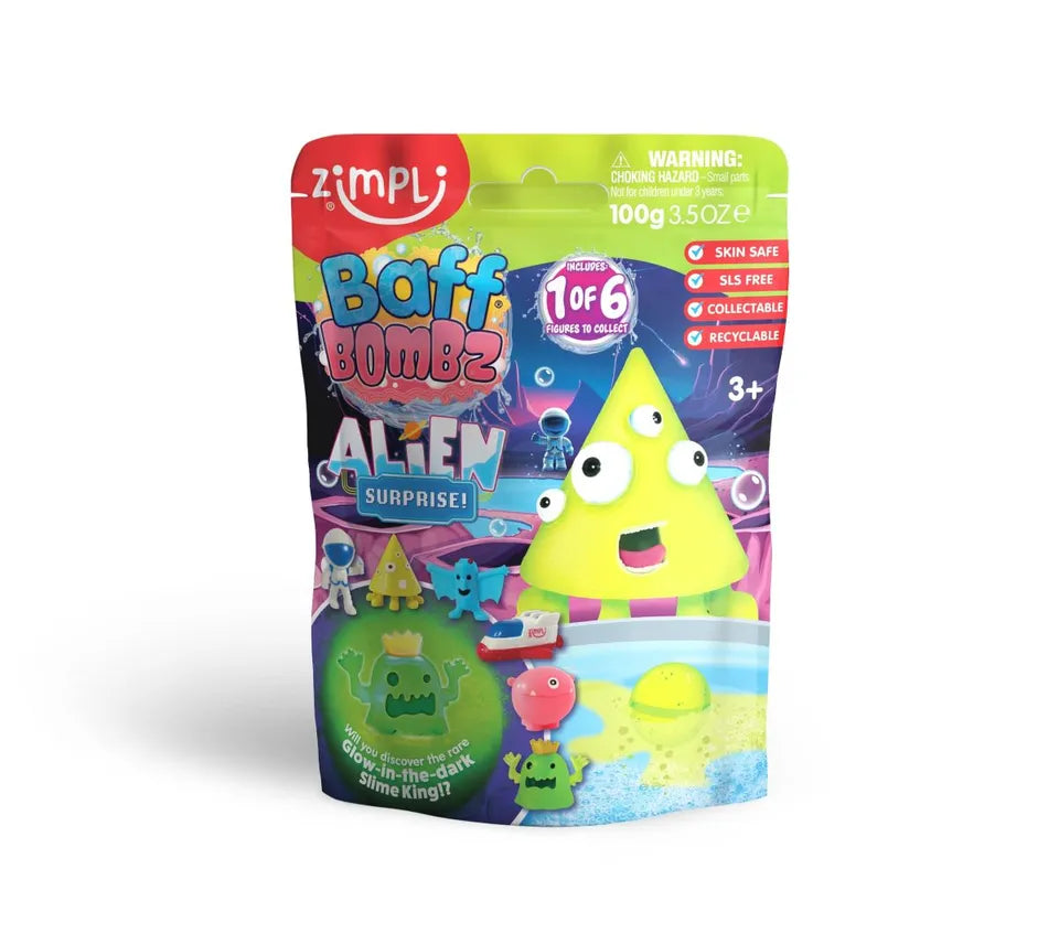 Zimpli Kids - Large Alien Surprise Bath Bomb